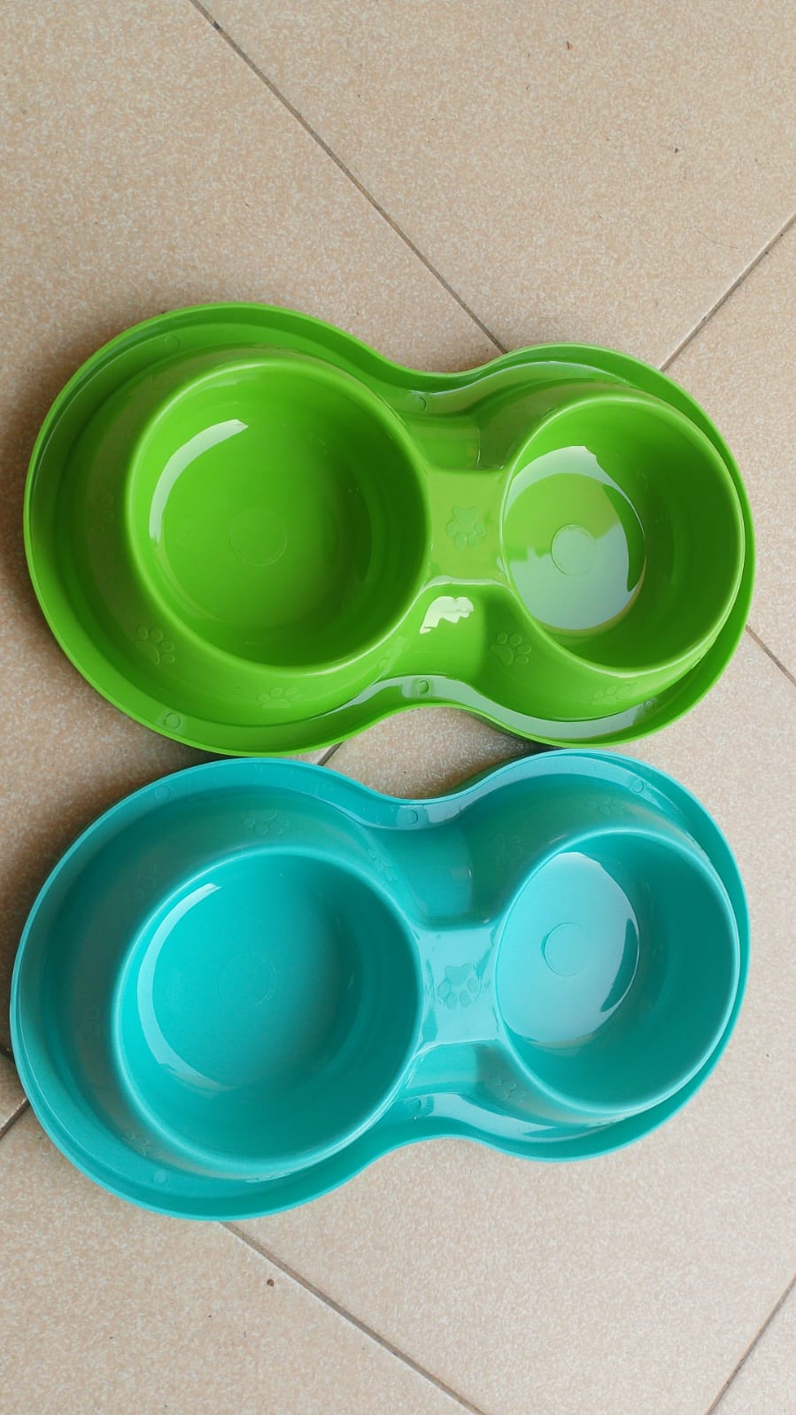 Bowl double anti semut oval dan bulat